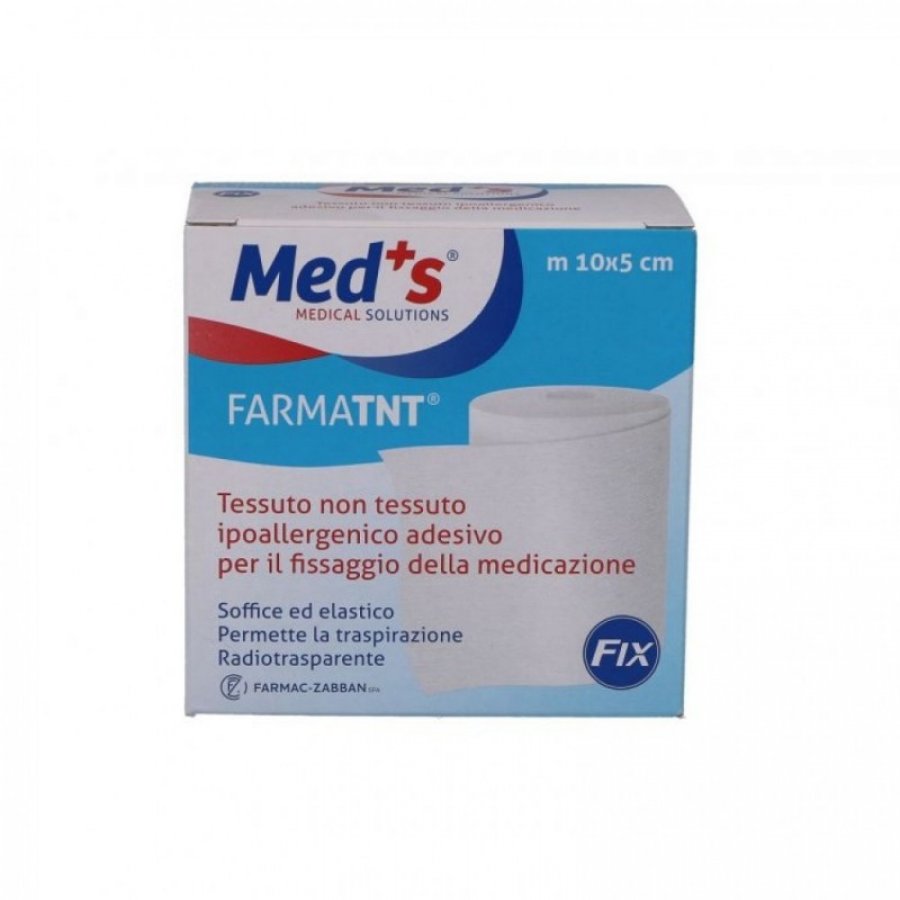 Meds Farmatnt cinta de fijación de tela no tejida 10 m x 5 cm